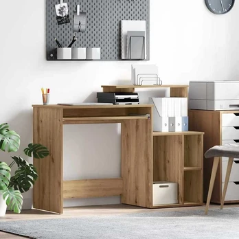 Stalas su saugojimu Amatininko ąžuolas 120.5x44x88.5 cm Perdirbta mediena