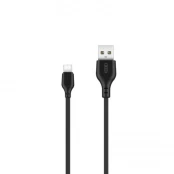 XO NB103 USB-USB-C 1 m kabelis (juodas) kaina