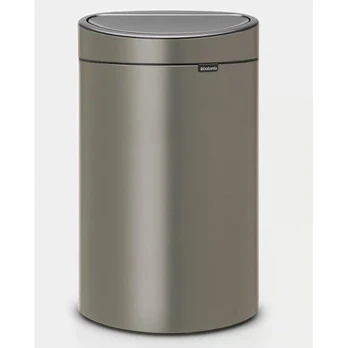 Šiukšlių dėžė Brabantia Bo Touch Bin 40L Platinum