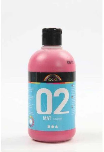 Ccpas Akrylmaling A-Color 02 - mat, primærrød, 500 ml