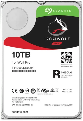IronWolf Pro 10TB 3.5'''' 256MB ST10000NT001