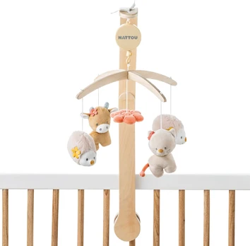 NATTOU Wooden musical mobile
