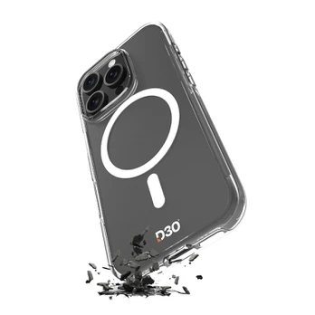 Puro iPhone 16 Pro silikoninis dėklas – skaidrus