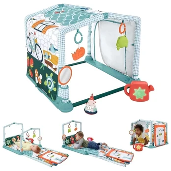 Daugiafunkcinis edukacinis kilimėlis Fisher-Price 3in1 CRAWL & PLAY