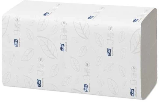 Tork Ręcznik papierowy H2 Advanced Flushable 2-lag balta 21 pk x 200 stk/krt