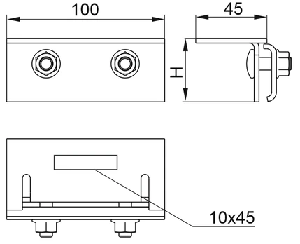 Baks UBZRE32 STANDING SEAM SHEET HOLDER