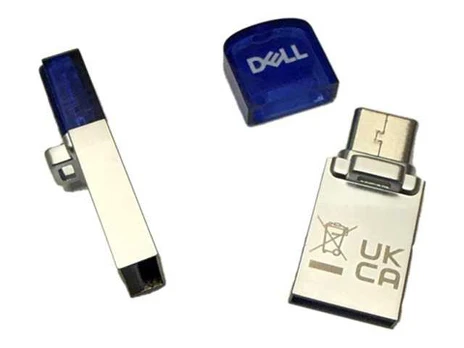 Dell Technologies DELL 64GB 3.2 Type A/C Combo Flash Drive Detachable Cap