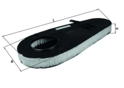 Oro filtras MAHLE LX3598 kaina