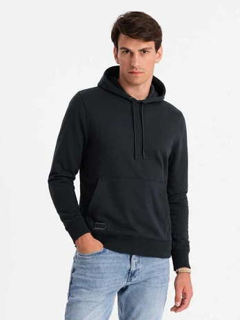 hoodie for men modone, juodas