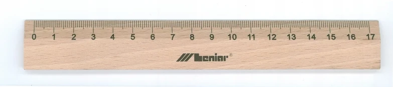 Leniar medinė liniuotė 16cm