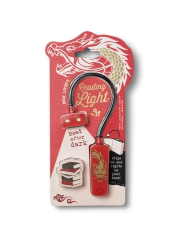 Book Lover's Reading Light - Warrior Dragon