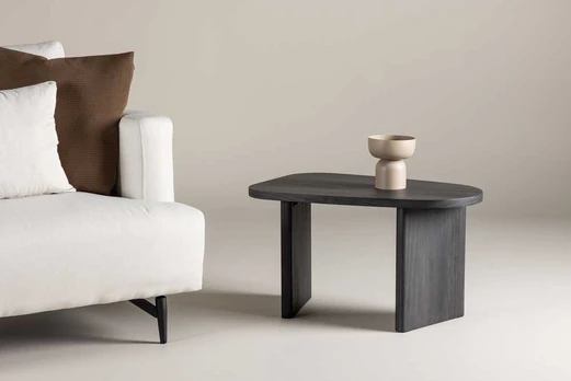 Venture Design Šoninis stalas, Grönvik, 70x45 cm, Juodas