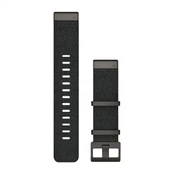 Acc,MARQ, QuickFit 22m, Jacquard Weave Nylon Strap,Hthrd Blk kaina