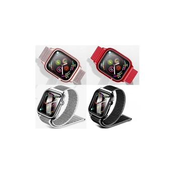 Apyrankė USAMS "ZB074 Nylon" skirta iWatch Series 44mm juoda