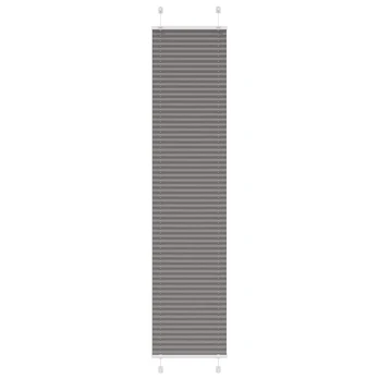 Plisuota žaliuze antracitas 45x200 cm audinio plotis 44,4 cm