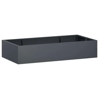 Sienelė 6 vnt. 200 x 100 x 30 cm Plienas Antracito