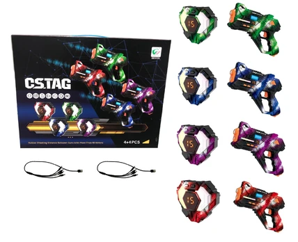 Set of Laser Guns with Shields
