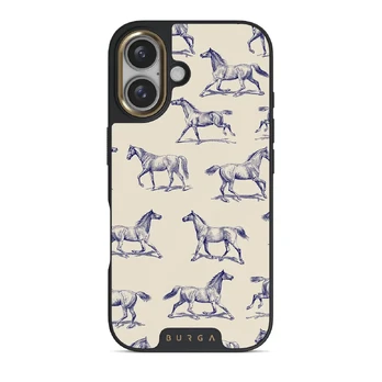 Derby Race - iPhone 16 Case, Elite Dark (MagSafe) / Gold