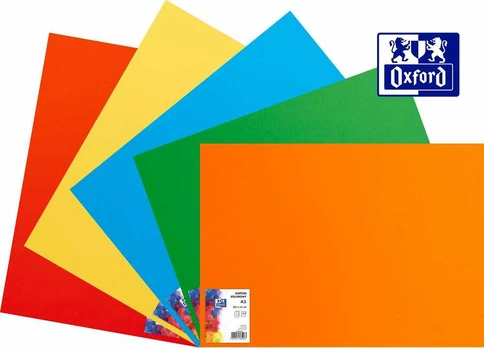 Oxford Karton A3 160g raudona (25) - (400150235)