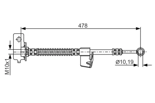 BOSCH 1 987 481 169 Brake hose