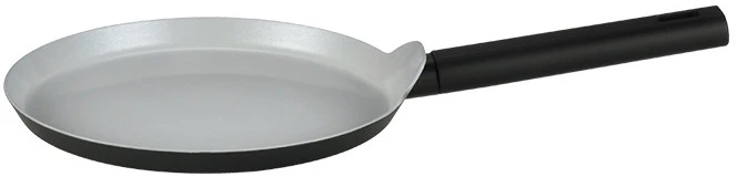 Pancake Pan, 24 cm, Ceramic Coating, Juodas