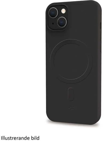 Dėklas Celly Cromomag Soft rubber case MagSafe-kompatibelt 16 Pro Max Svart