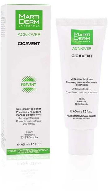 Netobulumo gydymas Martiderm Acniover Cicavent 40 ml