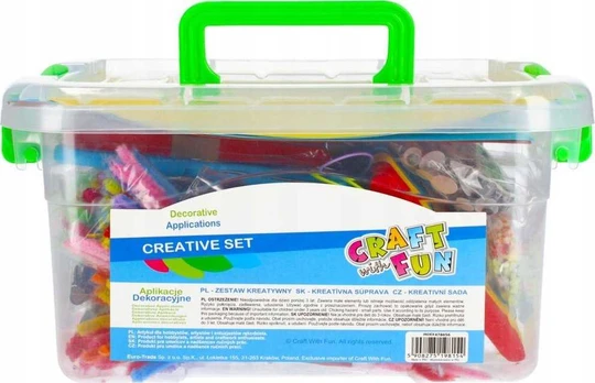 Craft with Fun ZEST KREAT 2000 PCS CF MIX BOX 12