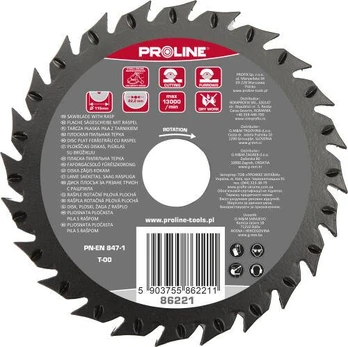 „Pro-Line“ PLOKŠČIAS PJŪKLAS SU BLOKŠČIAIS STORIAIS 125 mm PROLINE