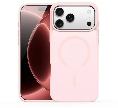 Dėklas DUX DUCIS case YIND compatible with MagSafe for iPhone 18 Pro Max / 17 Pro Max (Open Ring Version) light pink