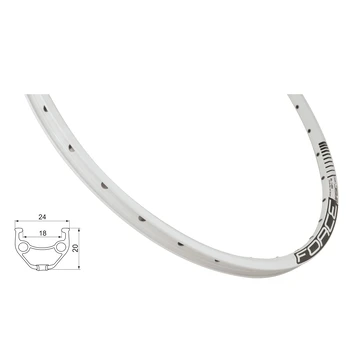 Ratlankis FORCE Basic 27,5" (584x18), d-brake, 32H (baltas)