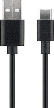 USB kabelis MicroConnect USB-A - USB-C 2 m Juodas (USB3.1CCHAR2B)