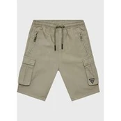 Guess Medžiaginiai šortai L2RD01 D3XN0 Chaki Regular Fit