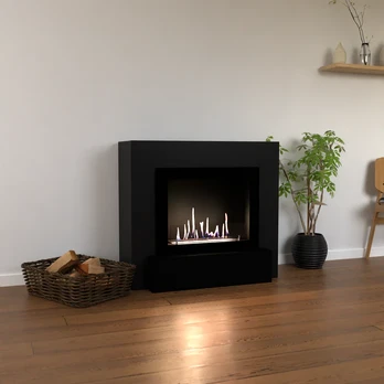 GLOW FIRE ODDA BLACK pastatomas biožidinys su apdaila
