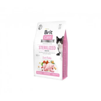 Pašaras katėms Brit Care Cat GF Sterilized Sensitive katėms 0,4 kg