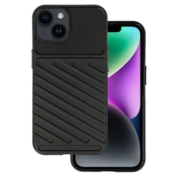 iLike Apple iPhone 15 silikoninis dėklas juodas