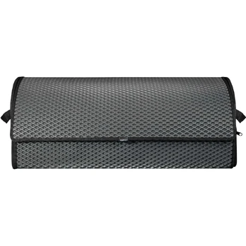 Bagažinės daiktadėžė EVAtech PRO L 32x75x30 cm - pilka / juodi kraštai