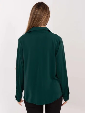 Koszula-IT-KS-29053.69-ciemny zielony