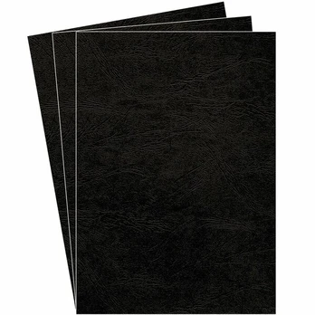 Binding Covers Fellowes Delta 100 vnt. Juoda A4 Kartonas