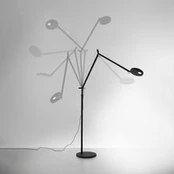 "Artemide Demetra" skaitymo grindų lempa 930 sensor pilka