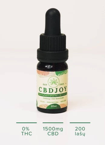 15% CBD aliejus
