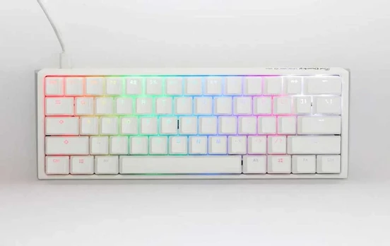Ducky One 3 60% klaviatūra (balta)