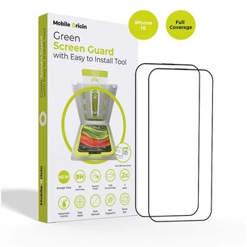 Mobile Origin Screen Guard su aplikatoriumi, 2 vnt iPhone 16
