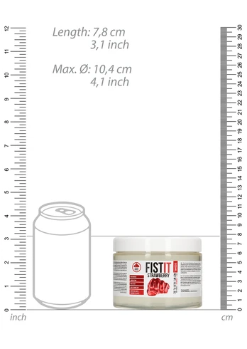 Shots Extra Thick Lubricant - Strawberry - 17 fl oz / 500 ml