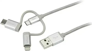 LIGHTNING CABLE 1M USB-C|MICRO-B|USB-A