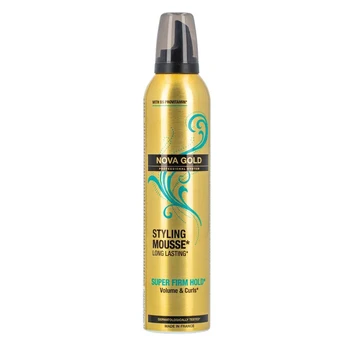 Plaukų putos NOVA GOLD SUPER FIRM HOLD, 300 ml
