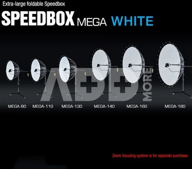 SMDV Speedbox Mega 130 Deep softbox 130cm White bowens mount