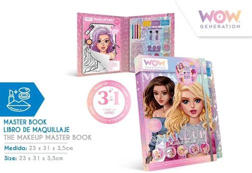 Wow karta „Makeup Master Book“