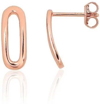 Sidabriniai auskarai –pusetai - 1.3 g. - 14 mm.