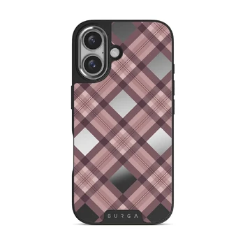 Asap - iPhone 16 Case, Elite Mirror Dark (MagSafe) / Silver